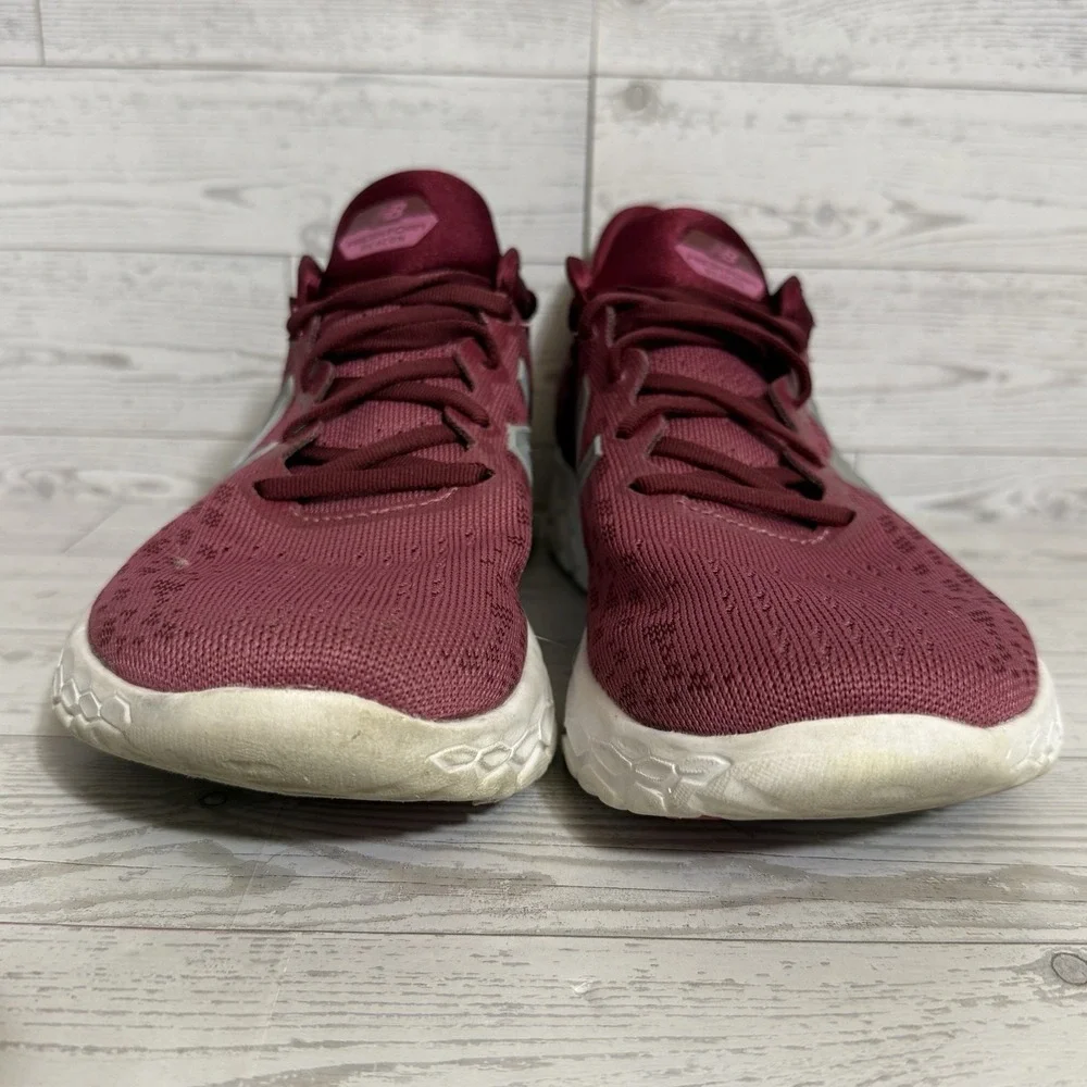 New Balance Beacon v2 Shoes Women Sz 10 Fresh Foam Burgundy Running Sneakers